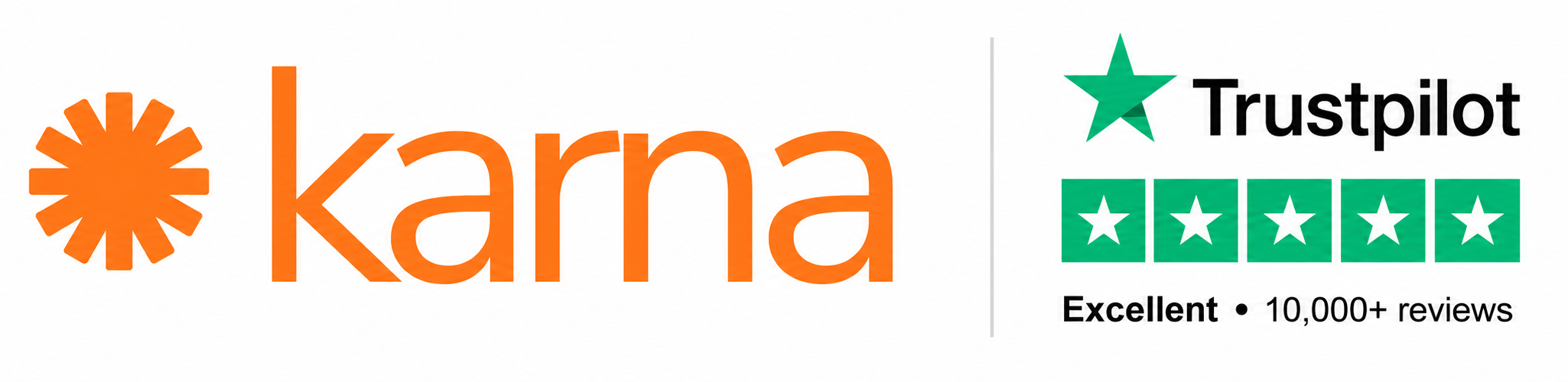 KARNA — Excellent on Trustpilot with more than 10,000 reviews